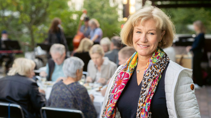 Eva Lindström, ordförande i Brf Hemmet 18 på Kungsholmen i Stockholm. Foto: Magnus Glans