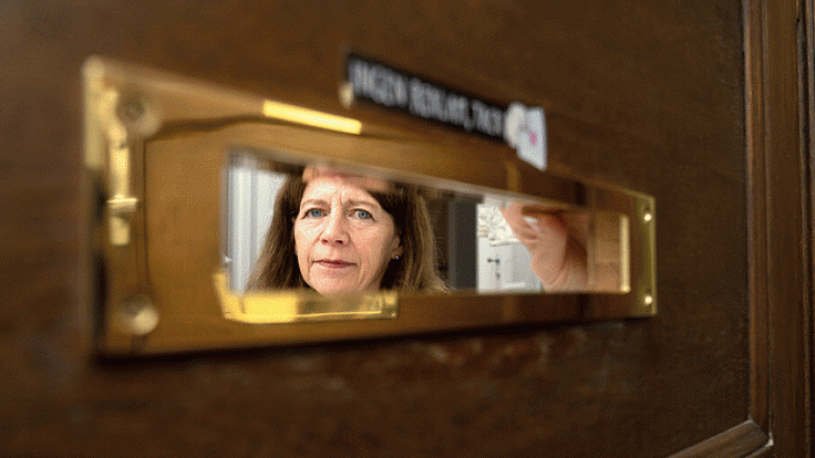 Bild Malin Sharf, ordförande i Brf Pontonjären 6, Stockholm