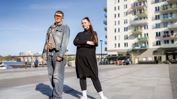 Bild Hannes Stenshäll och Laerke Christiensen. Foto: Magnus Glans