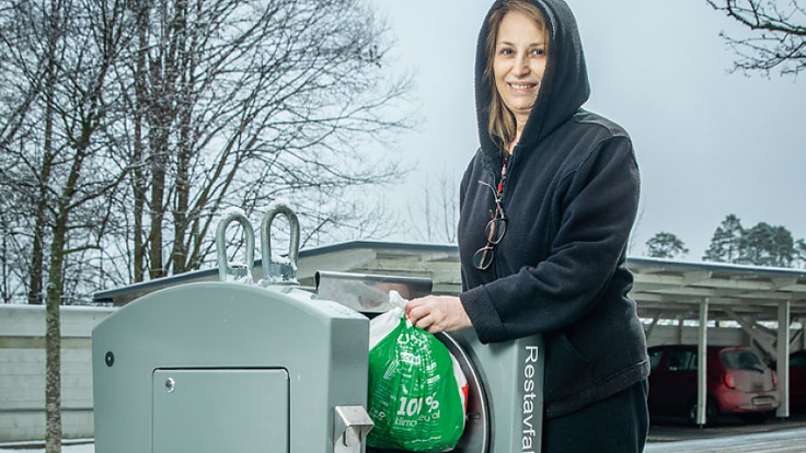 Bild:  Mahnaz Safari, boende i Brf Huvudstalund i Solna