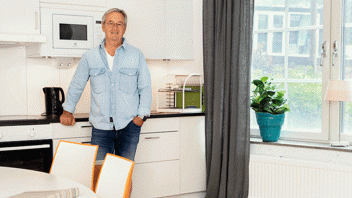 Bild Peter Nyquist, kassör i Brf Magasinet