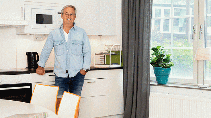 Bild Peter Nyquist, kassör i Brf Magasinet