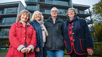 Bild Monica Molin, Ann-Christine Österlindh, Allan Petersén och Christina Bauer.