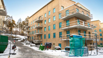 58 procent färre lägenheter byggdes under 2023. Foto: Magnus Glans